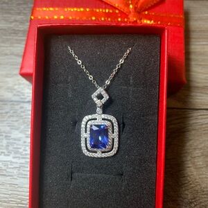 Elegant Twilight Gemstone Pendant Necklace